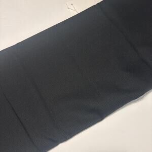 Super 100s Altinyildiz Black Wool Blue Check Fabric 1.5 Yds 60" Wide